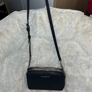 Navy Blue Michael Kors crossbody bag